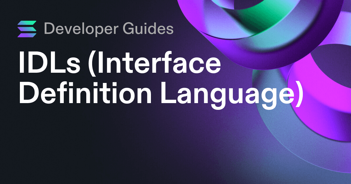 IDL - an easy to use Program Interface
